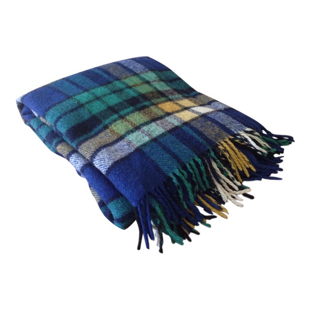 Plaid Wool Tailgate/Picnic Blanket Chairish