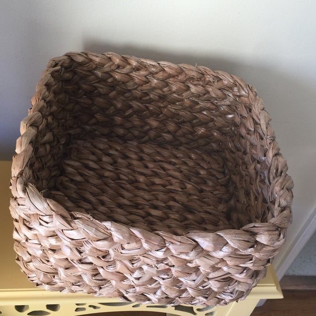 Braided Square Rope Basket Chairish