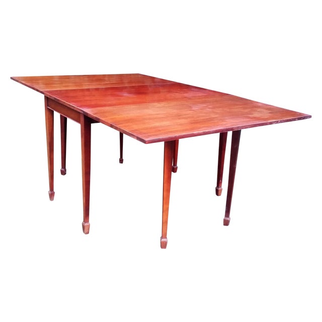 Vintage 1950s Mahogany Drop Leaf Dining Table Chairish