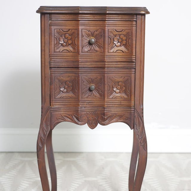 Bohemian Nightstands with 2 Drawers A Pair Chairish