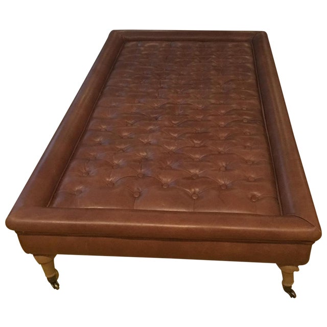 Restoration Hardware Coffee Table/Ottoman Chairish