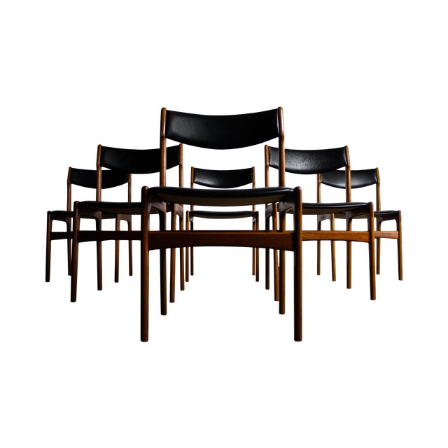 Danish Modern MidCentury Dining Chairs Set of 6 Chairish