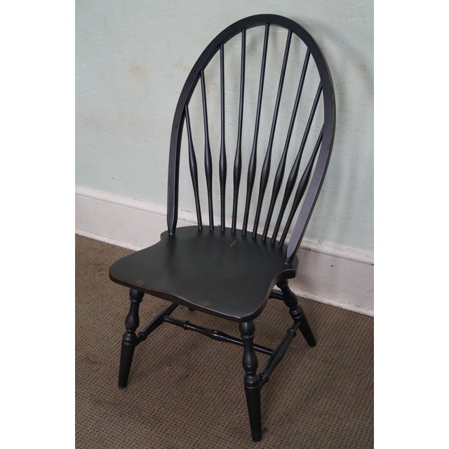 Restoration Hardware Black Painted Windsor Dining Chairs ... (640 x 640 Pixel)