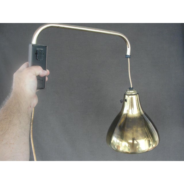 Brass Pull Down Lamp Light Fixture Chairish