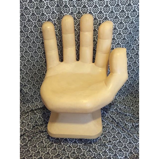 Image of MidCentury Modern Plastic Resin Hand Chair