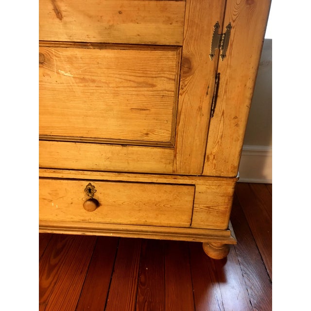 French Country Pine Armoire Chairish