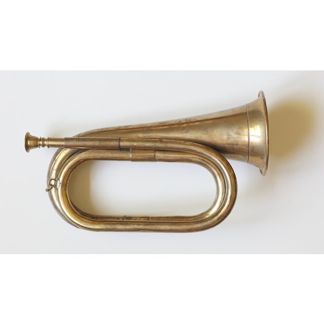 Vintage Brass Bugle Chairish