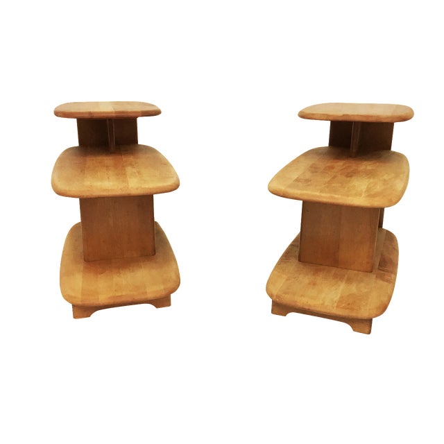 Heywood Wakefield MidCentury Side Tables A Pair Chairish
