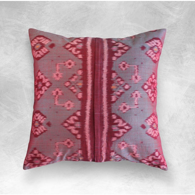 Woven Pandawa Rouge Balinese Ikat Pillow Case Chairish