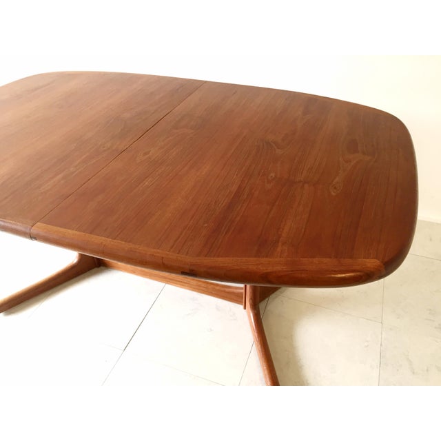 Vintage Danish Dyrlund Teak Dining Table | Chairish