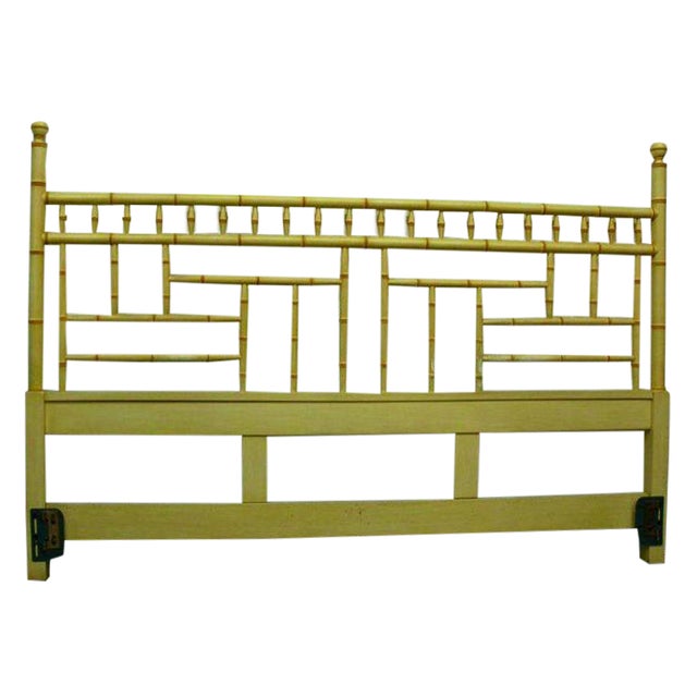Faux Bamboo Chinese Chippendale Headboard King Chairish