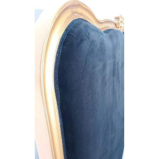 French Black & Gold King Bedframe Chairish