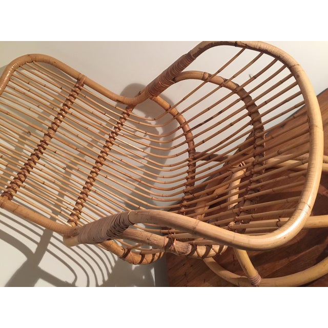 Mid Century Rattan Chair