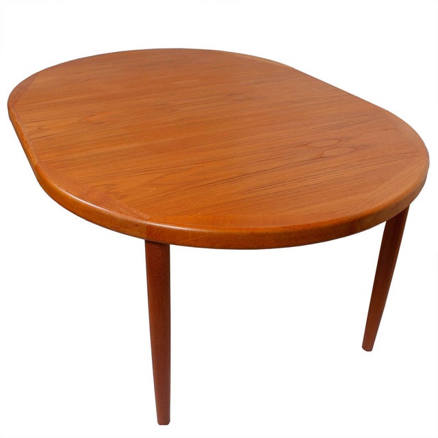 Danish Teak Round/Oval Dining Table & Pads Chairish