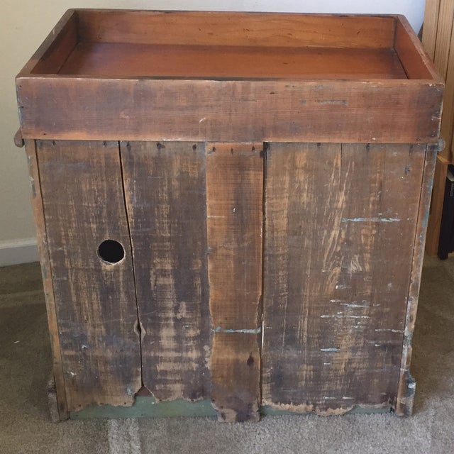 vintage wooden sink
