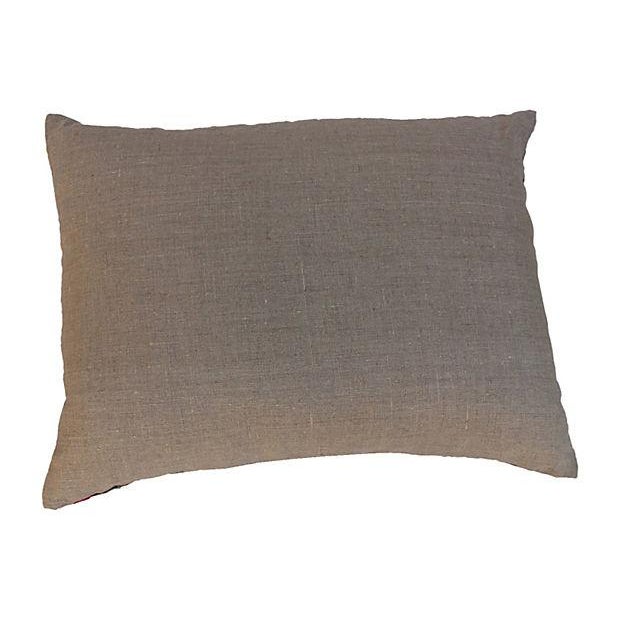 Mid-Century Embroidered Suzani Pillow Chairish