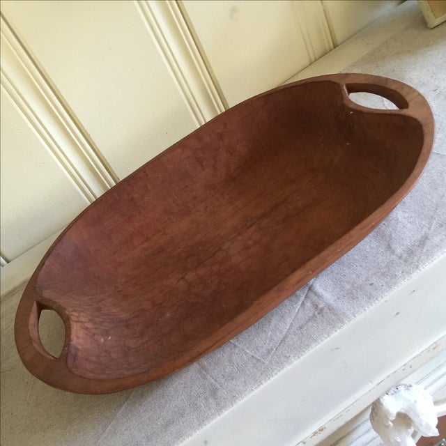 Vintage Wood Platter, Dough Tray Chairish