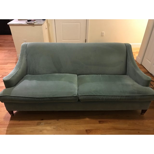Room & Board Jade Velour Braden Sofa Chairish