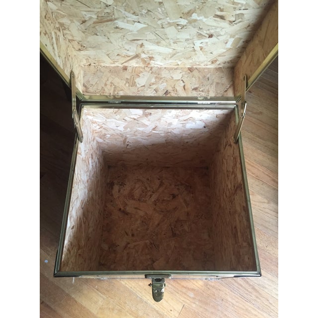 Vintage Brass Trunk Chairish