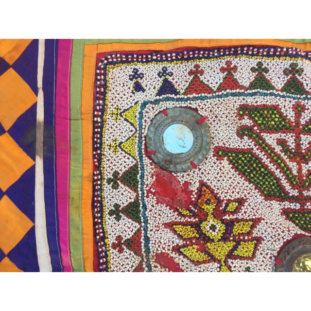 Vintage Beaded Indian Tribal Wall Hanging Chairish