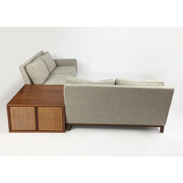 Henredon Sectional Sofa With Corner Storage Case | Chairish