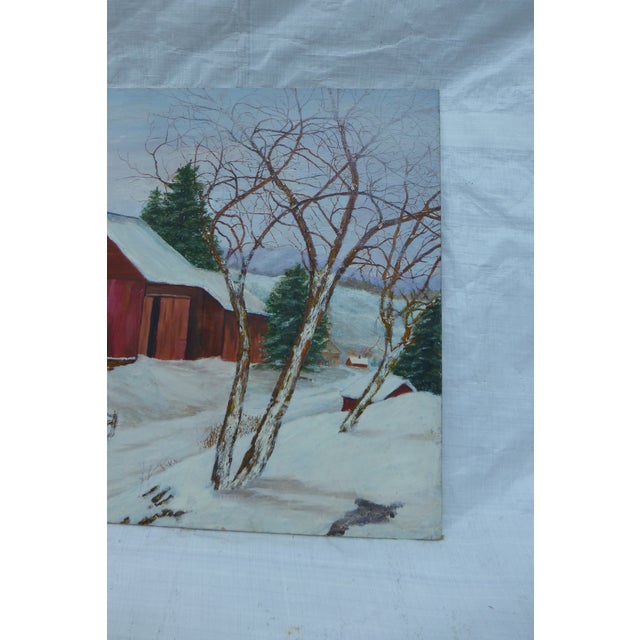 The Old Red Barn Painting by H.L. Musgrave Chairish