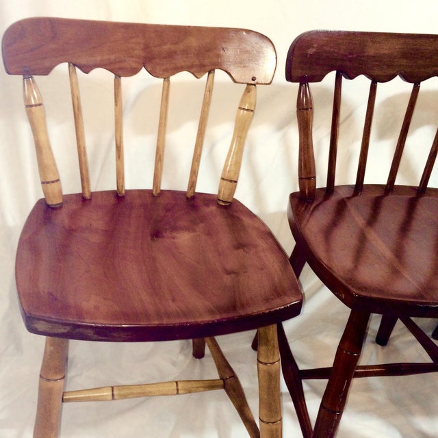 Cherry Valley Stickley Chairs - Set of 3 | Chairish