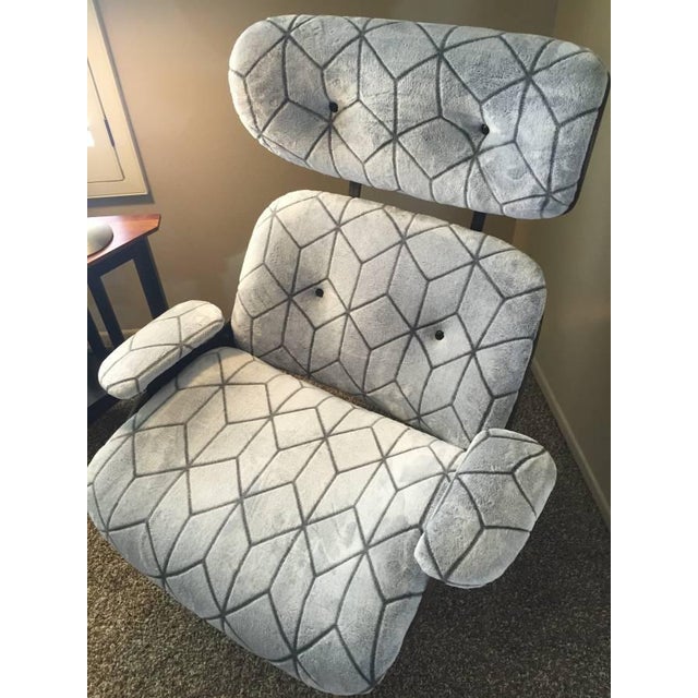 Eames Style Reupholstered Lounge Chair Chairish