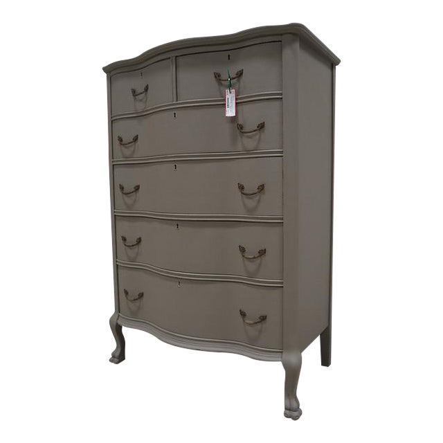 Painted Mahogany 6 Drawer Highboy Dresser Chest Chairish