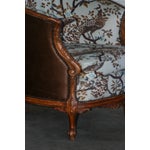 Antique Carved Barrel Chair | Chairish