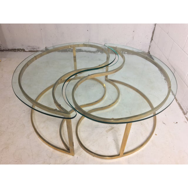 Brass Yin and Yang Coffee Table Chairish