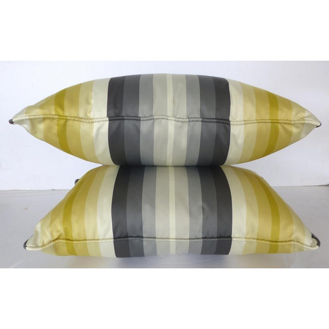 Striped Rectangular Pillows A Pair Chairish