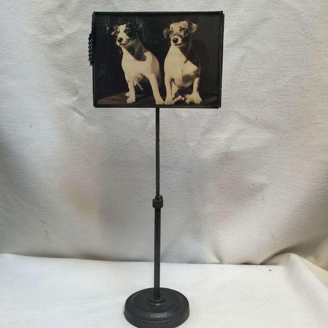 Vintage Metal Standing Picture Frames Set of 4 Chairish