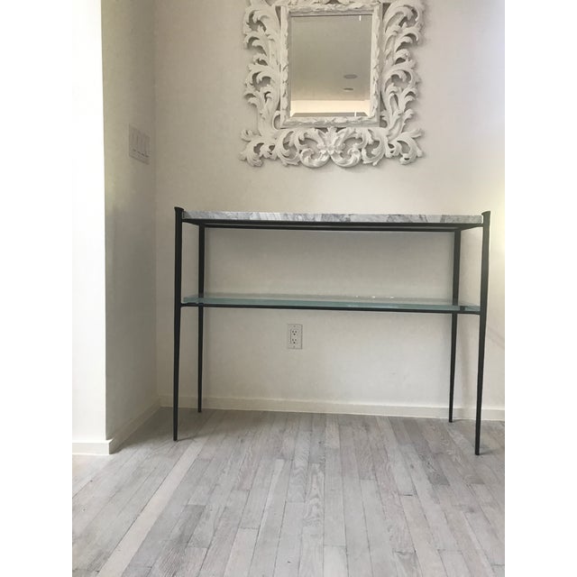 Modern Minimalist Console Table | Chairish