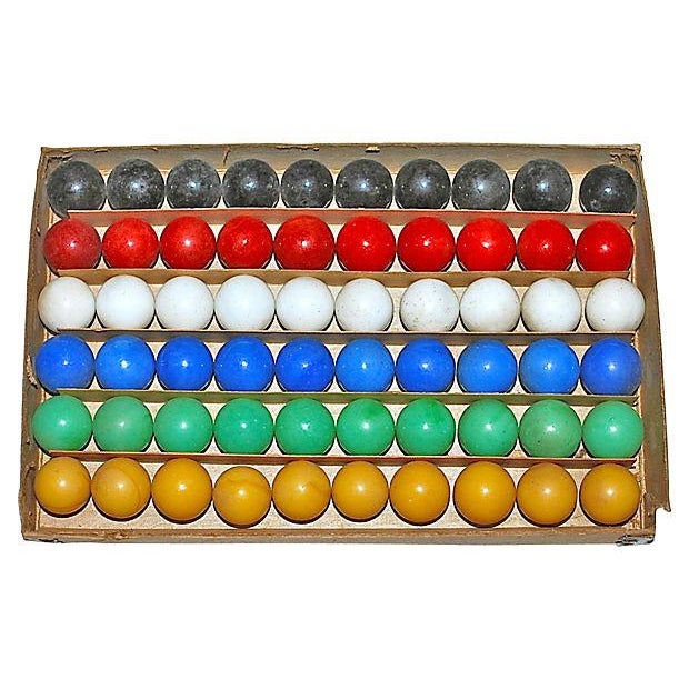 1960s Marbles Set of 60 Chairish