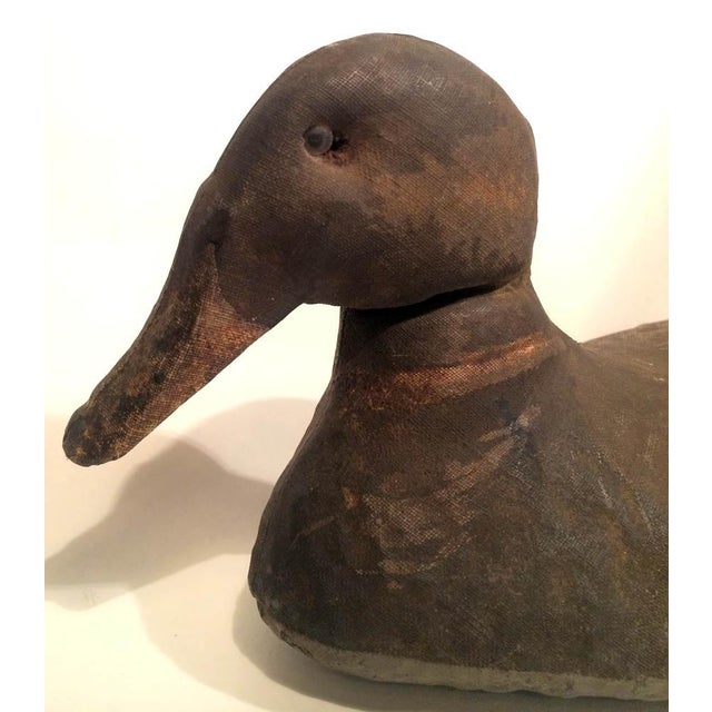 Vintage Canvas Duck Decoy Chairish