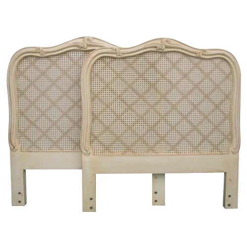 Vintage French Provincial Cane Headboards A Pair Chairish