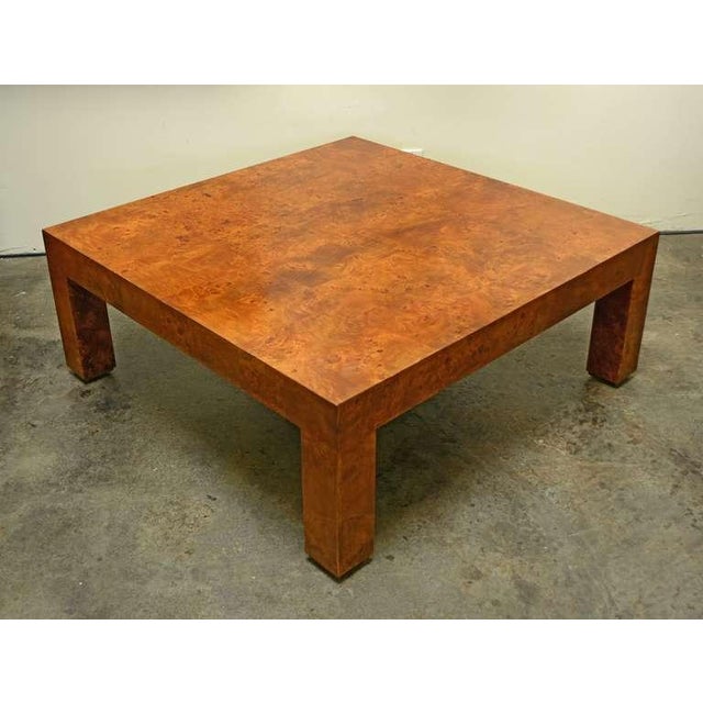 Burlwood Coffee Table by Milo Baughman Chairish