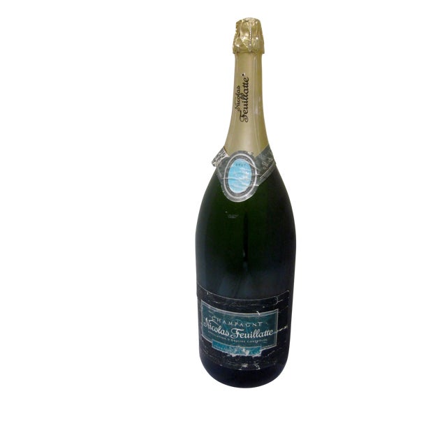 Large Pop Art Champagne Bottle Prop Chairish