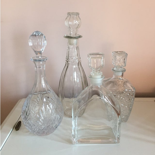 Glass and Crystal DecantersSet of 4 Chairish