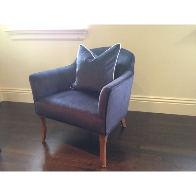 Cobalt Blue MidCentury Club Chairs A Pair Chairish