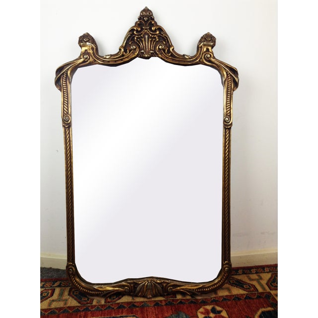Gilded Art Nouveau Wall Mirror Chairish