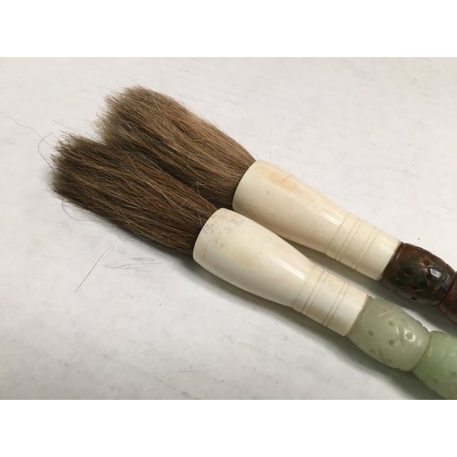 Vintage Chinese Calligraphy Brushes Pair Chairish