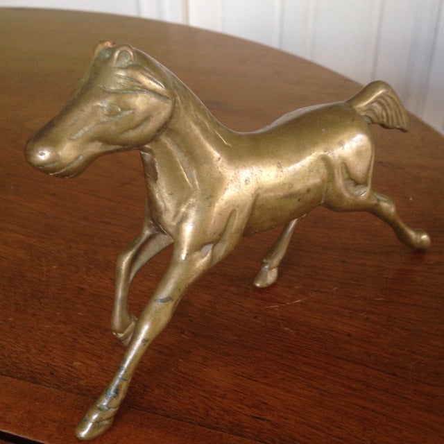 Vintage Brass Horse Figurine Chairish