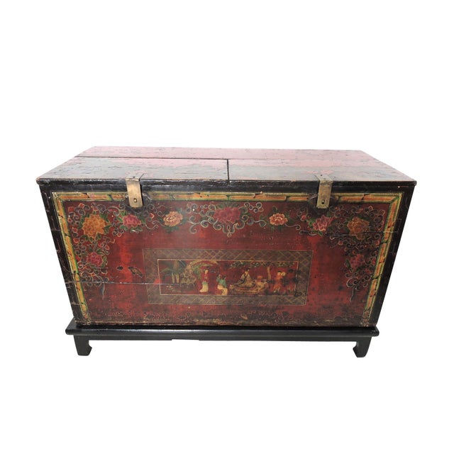 Large Antique and Historical Chinese Storage Trunk/Dowry Chest Chairish