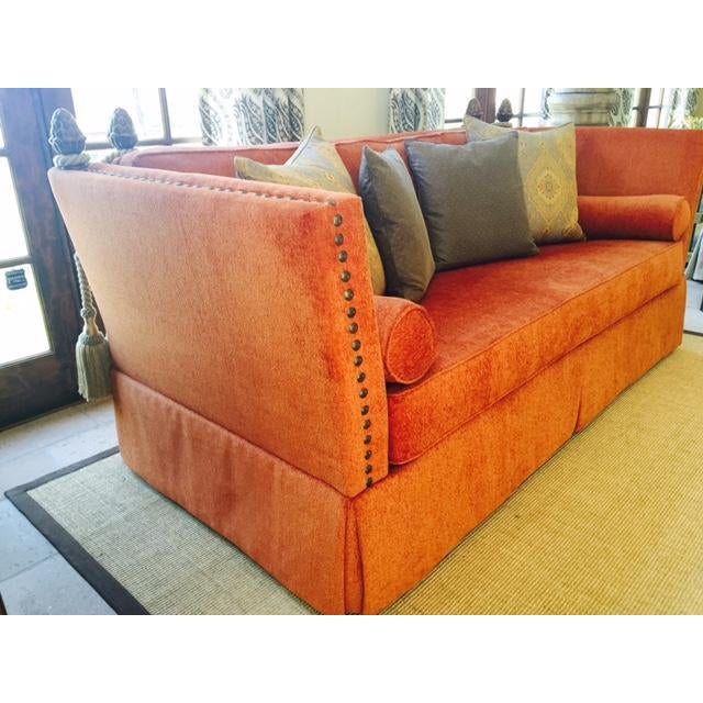 Vintage Rust Colored Knole Sofa Chairish