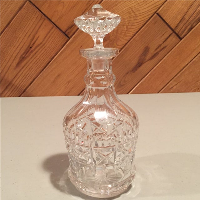 Vintage Cut Crystal Liquor Decanter Chairish