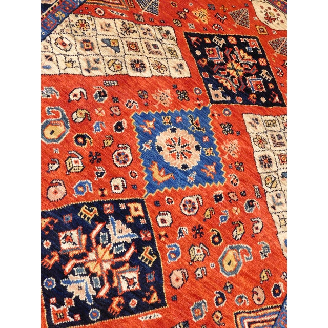 Handmade Persian Tribal Rug 4'10"x 6'6" Chairish