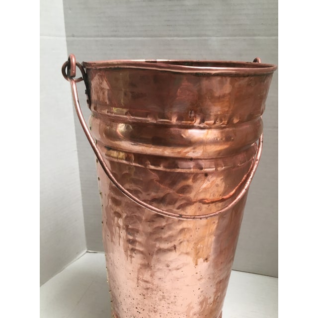 Antique Early 1900s Irish Copper Umbrella Holder Chairish