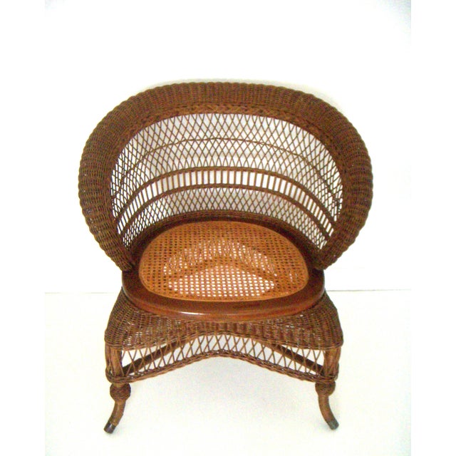 Heywood Wakefield Wicker Chair Chairish